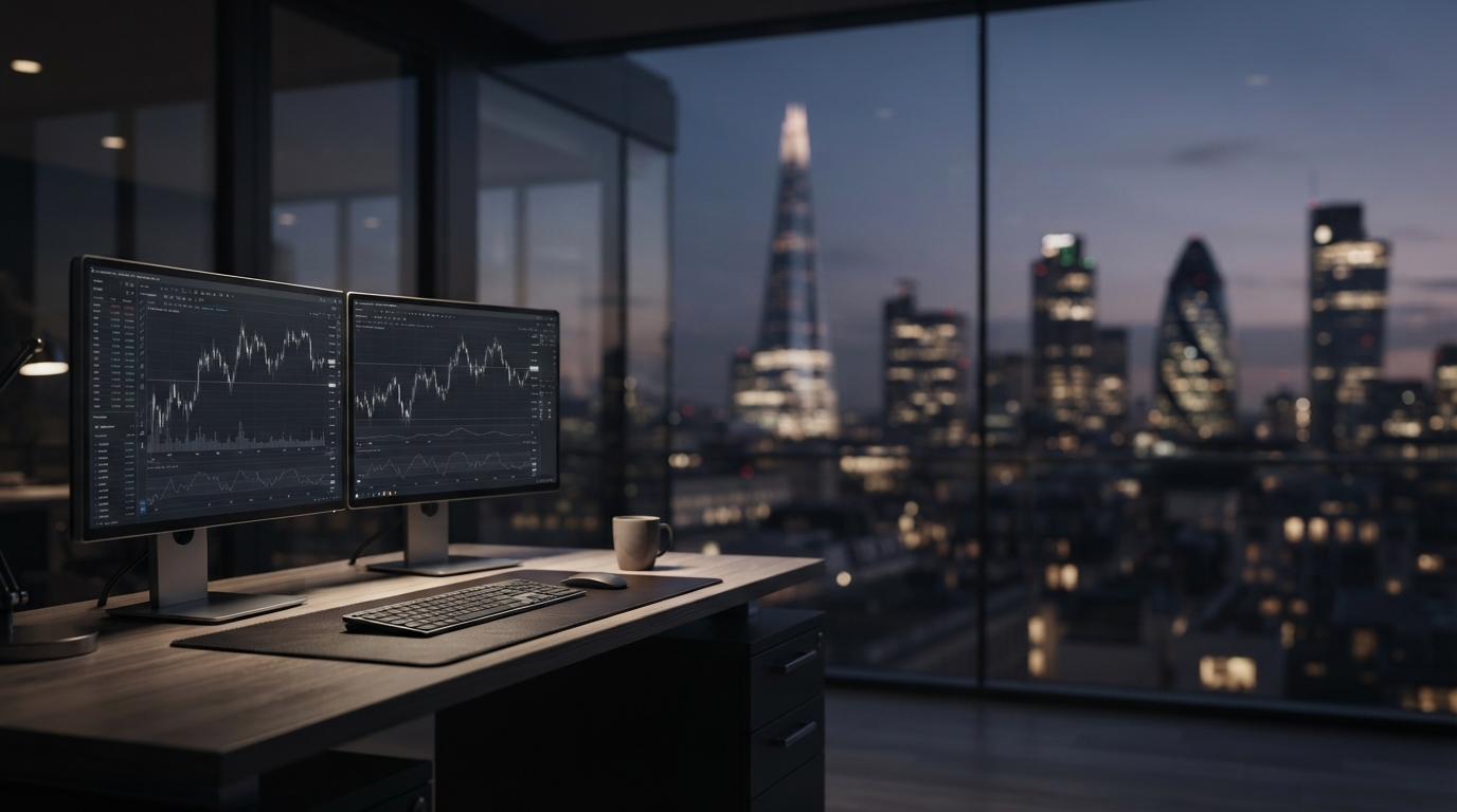 Tesla Trader Link data analysis dashboard rendered in a dark interface